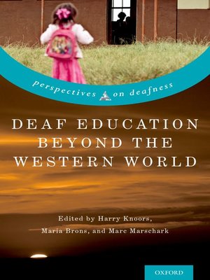 cover image of Deaf Education Beyond the Western World